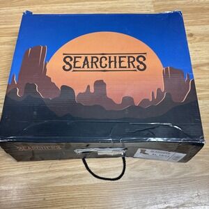 Searchers SC200917BRXL Brown‎ Cowboy Boots Square Toe Embroidered Western NIB